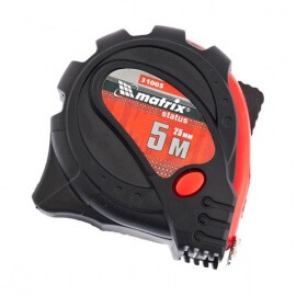 Рулетка измерительная Matrix Status magnet 3 fixations с магнитом 5 м