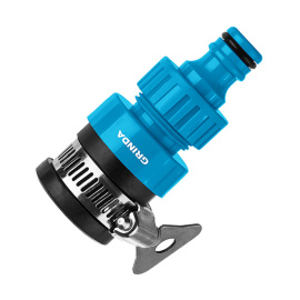 Адаптер пластиковый Grinda PROLine TСI-34 с хомутом 16-21 мм 3/4"