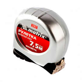 Рулетка измерительная Matrix Magnetic с магнитом 7.5 м