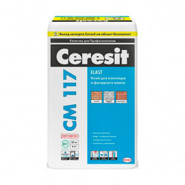 Клей плиточный Ceresit CM 117 эластичный 25 кг