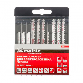 Полотна для электролобзика Matrix T-SET1001 универсальный 10 шт