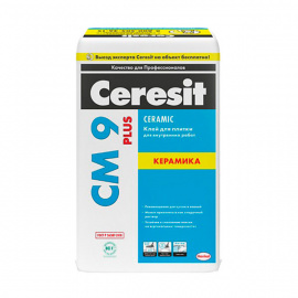 Клей плиточный Ceresit CM 9 Ceramic водостойкий 25 кг