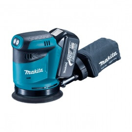 Шлифовальная машина аккумуляторная Makita DBO180RFE эксцентриковая 18 В, 3.0 Ач, 125 мм