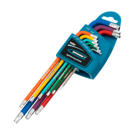Ключи имбусовые в наборе Gross TORX-TT экстрадлинные T10-T50, 9 шт 16402