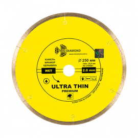 Диск алмазный Trio-Diamond Wet UTW507 ультра тонкий, сплошной 250 мм