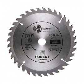 Диск пильный Trio-Diamond FLL816 серия Forest по дереву 36 зубьев 180х20 мм