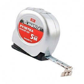 Рулетка измерительная Matrix Magnetic с магнитом 5 м