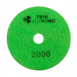 Круг алмазный шлифовальный Trio-Diamond гибкий № 2000 мокрая шлифовка 100 мм
