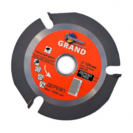 Диск пильный Trio-Diamond Grand универсальный 3 зуба 125х22,23 мм