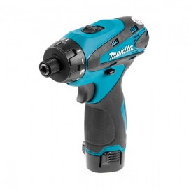 Дрель-шуруповерт аккумуляторная Makita DF030DWE 10.8 В, 1.3 Ач