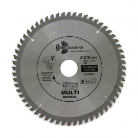 Диск пильный Trio-Diamond MM904 серия Multi Material по дереву 60 зубьев 210х32 мм
