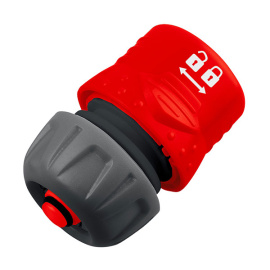 Соединитель для шланга Grinda GF-12 с запирающим механизмом и автостопом 1/2"