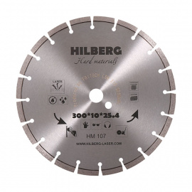Диск алмазный Hilberg Hard Materials Лазер HM107 сегментный 300 мм
