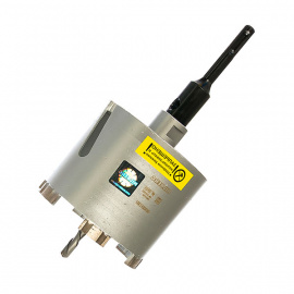 Коронка по бетону Hilberg Laser HM210 с державкой SDS-Plus, лазерная пайка 102 мм
