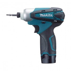 Шуруповерт аккумуляторный Makita TD090DWE, ударный 10.8 В, 1.3 Ач