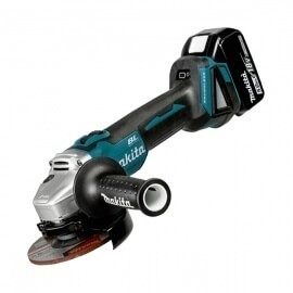 Аккумуляторная угловая шлифмашина (болгарка) Makita DGA506RME, 18 В, 4.0 Ач, 125 мм