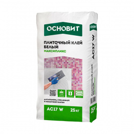 Клей плиточный Основит Максипликс АС17 W профи мрамор 25 кг